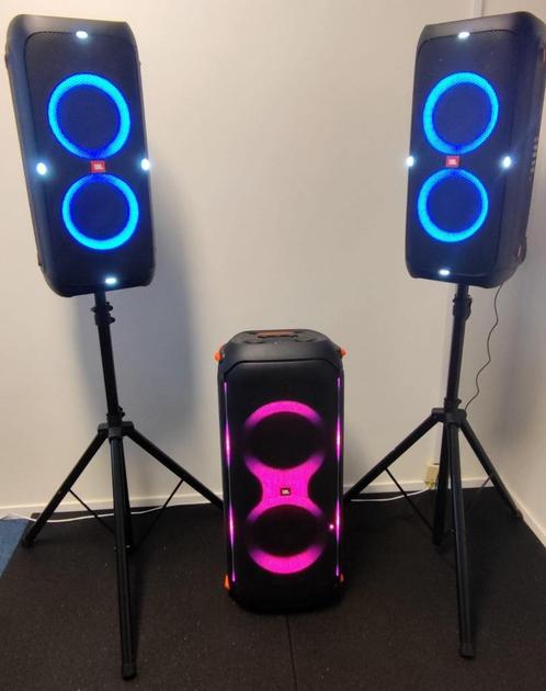 JBL Speakers huren JBL Partybox 320 | 710 | Regio Utrecht, Audio, Tv en Foto, Luidsprekers, Nieuw, Front, Rear of Stereo speakers