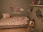 Woood bed grijs met verstelbaar lattenbodem 90x200, Ophalen of Verzenden, Zo goed als nieuw, 180 cm of meer, 85 tot 100 cm