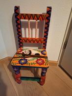 Bijzondere handgeschilderd kinderstoel stoeltje panda peuter, Ophalen of Verzenden, Zo goed als nieuw, Stoel(en)