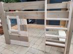 Steigerhouten hoogslaper met speelruimte, Ophalen, Gebruikt, 100 cm of meer, Hoogslaper of Stapelbed