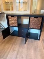 IKEA kastje met houten bakjes, Kunststof, Gebruikt, Met lade(s), 25 tot 50 cm