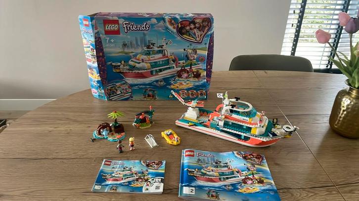 LEGO Friends Reddingsboot - 41381, Kinderen en Baby's, Speelgoed | Duplo en Lego, Zo goed als nieuw, Lego, Complete set, Ophalen of Verzenden
