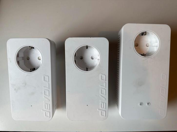 Devolo dLAN Powerline Adapters (3 stuks), Computers en Software, Powerlines, Gebruikt, Ophalen of Verzenden