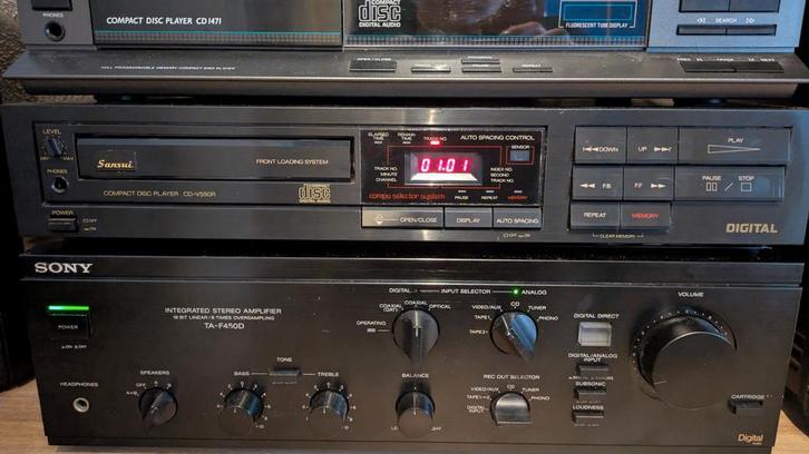 Sansui CD-V550R, Audio, Tv en Foto, Cd-spelers, Gebruikt, Overige merken, Ophalen of Verzenden