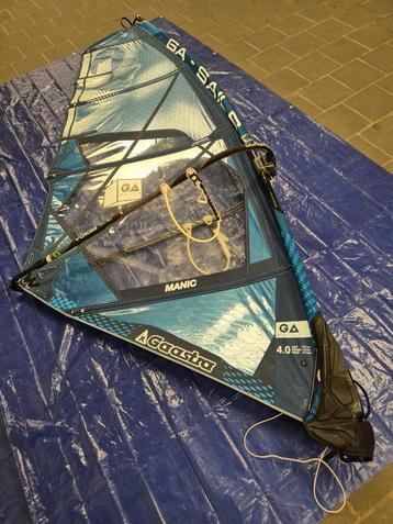 Complete set Gaastra Manic 4.0 en 4.7 (en gratis een 5.4) beschikbaar voor biedingen