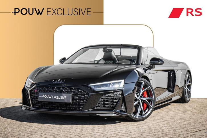 Audi R8 Spyder 5.2 620pk Performance quattro | V10 | B&O | C, Auto's, Audi, Bedrijf, Te koop, R8, 4x4, ABS, Achteruitrijcamera