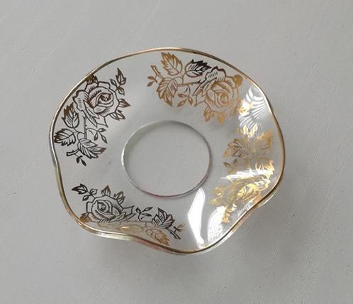 Kaarsvet vanger druppelvanger glas antiek, Antiek en Kunst, Antiek | Kandelaars, Glas, Ophalen of Verzenden