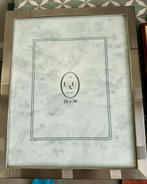 Fotolijsten (1 x siermetaal, 1 x leer en 2 x hout), Minder dan 50 cm, 50 tot 75 cm, Ophalen of Verzenden, Zo goed als nieuw