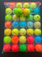 36 gekleurde golfballen, Sport en Fitness, Golf, Ophalen, Gebruikt, Bal(len), Overige merken