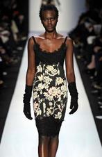 Diane von Furstenberg zijden jurk met kant US12 Nieuw, Maat 38/40 (M), Nieuw, Ophalen of Verzenden, Knielengte