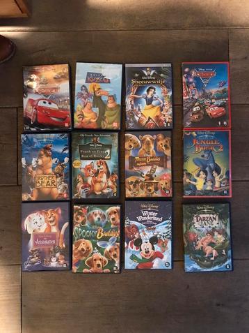 12 disney dvd’s  voor  beschikbaar voor biedingen