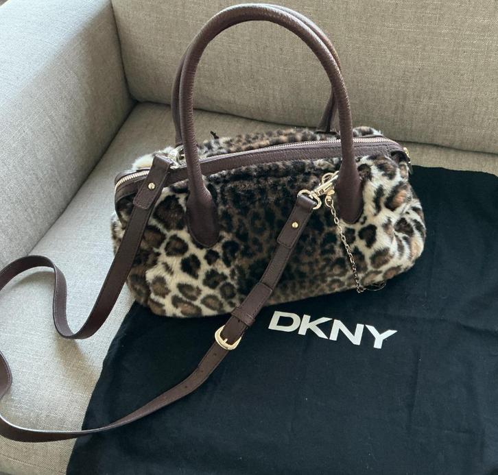 Nieuwe luipaard handtas DNKY, Sieraden, Tassen en Uiterlijk, Tassen | Damestassen, Nieuw, Handtas, Ophalen of Verzenden
