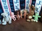 Kleine mini popjes met grappige knuffels, Ophalen of Verzenden, Zo goed als nieuw, Overige typen