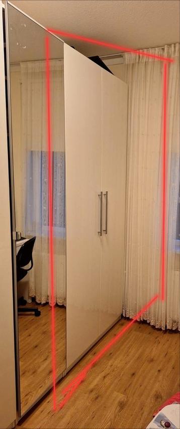 IKEA Pax kast hoogglans 236cm x 100cm