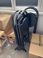 2 statafels + 5 robuuste krukken - weinig gebruikt, Ophalen, Zo goed als nieuw