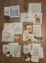 6 Borduurpakketten Niet alles compleet Soms aan begonnen (A), Ophalen of Verzenden, Zo goed als nieuw, Borduurpakket