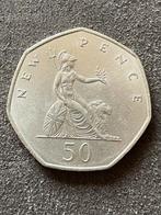Britse vijftig pence zevenhoekig 1969, Ophalen of Verzenden, Overige materialen