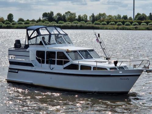 Gruno 33 Sport - 2009 - Diesel - 105pk, Watersport en Boten, Motorboten en Motorjachten, Gebruikt, Staal, 9 tot 12 meter, Diesel