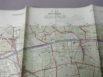 7 C Hoogkerk  Zuidhorn Aduard Plattegrond 1953 beschikbaar voor biedingen