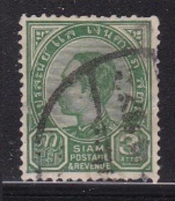 1912 - Thailand michel 32 gestempeld , koning Chulal beschikbaar voor biedingen