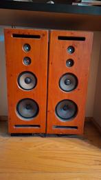 Vintage Houten Luidsprekers, Audio, Tv en Foto, Luidsprekers, Overige merken, Gebruikt, Ophalen of Verzenden, 60 tot 120 watt