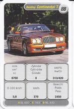 Kw4558 autokaartje bentley continental t ( 8b ), Ophalen of Verzenden, Zo goed als nieuw, Auto's