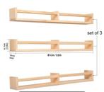 Floating 3 book shelves, Huis en Inrichting, Kasten | Boekenkasten, Ophalen of Verzenden, Nieuw, 25 tot 50 cm, Minder dan 100 cm