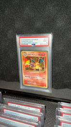 Charizard exp. 20the anniv 1st psa 9, Hobby en Vrije tijd, Verzamelkaartspellen | Pokémon, Ophalen of Verzenden, Losse kaart, Zo goed als nieuw