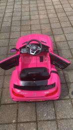 Mercedes C63 Coupe AMG 12V PEUTER auto Roze, Ophalen of Verzenden, Gebruikt