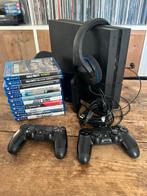 Sony Playstation 4 (ps4) - 500GB met 11 games, Met 2 controllers, Ophalen of Verzenden, Original, 500 GB