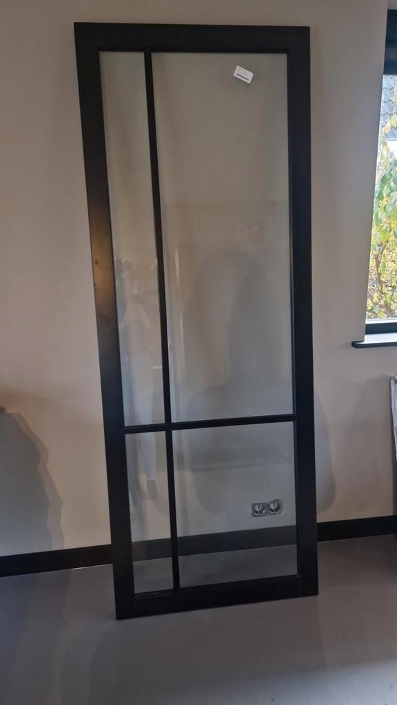 Skantrae opdek deur rechtsdraaiend met glas, Doe-het-zelf en Verbouw, Deuren en Horren, Nieuw, Binnendeur, 200 tot 215 cm, Minder dan 80 cm