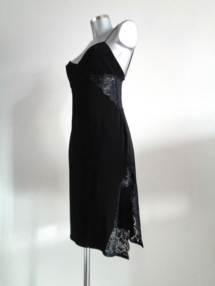 Kookai cocktail jurk zwart met kant, medium nieuw, Kleding | Dames, Jurken, Nieuw, Maat 38/40 (M), Zwart, Knielengte, Ophalen of Verzenden