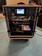 Behringer X32 rack incl flightcase, splitter en kabels, Ophalen, Zo goed als nieuw, 20 kanalen of meer