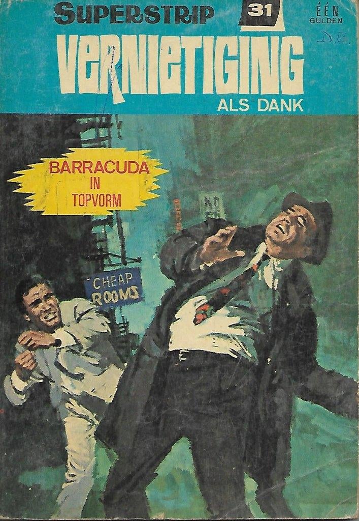 Superstrip 31 - Barracuda: Vernietiging als dank, Eén stripboek, Verzenden, Gelezen