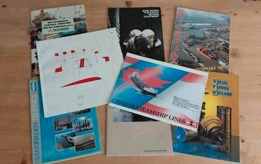 Scheepvaart  > Diversen folders - documentatie jaren 80/90, Verzamelen, Scheepvaart, Zo goed als nieuw, Boek of Tijdschrift, Ophalen of Verzenden