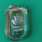 Glas/kristal papier houder? met schip, Ophalen