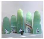 5 x Pistache Calciet edelsteen torens, prijs per stuk, Nieuw, Ophalen of Verzenden, X, X