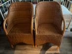Twee goede rotan stoelen, Huis en Inrichting, Stoelen, Ophalen, Gebruikt, Twee, Bruin
