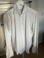 Wit overhemd Emanuele Maffeis - Maat L, Ophalen of Verzenden, Gedragen, Wit, Halswijdte 41/42 (L)