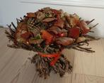 Mooi bloemstuk/ boeket van natuurlijke materialen, Ophalen of Verzenden, Zo goed als nieuw