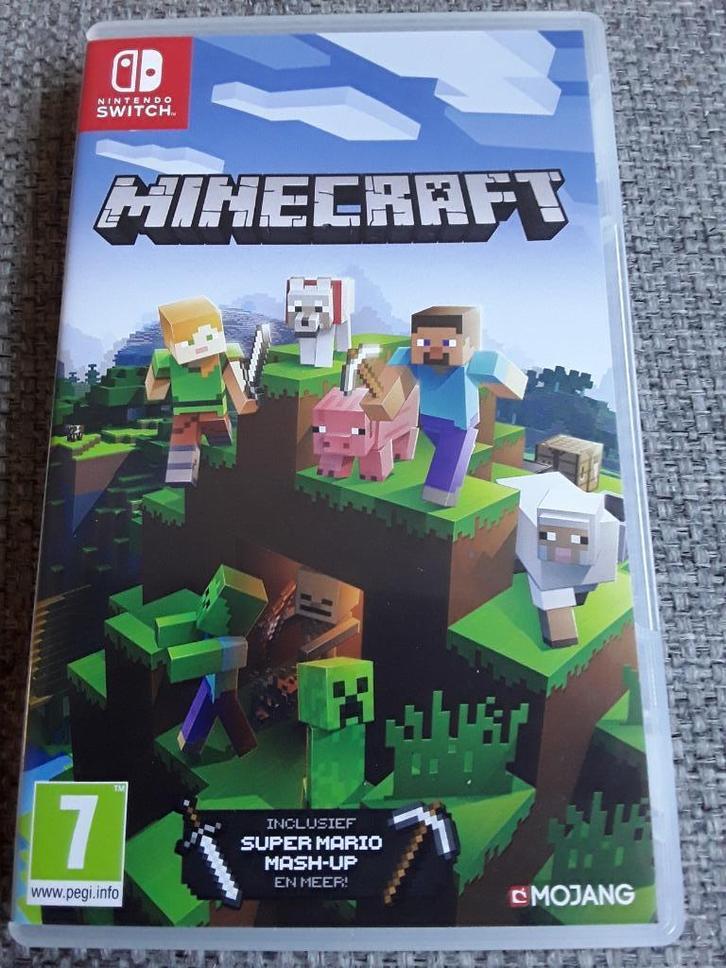 Nintendo Switch Game Minecraft, Spelcomputers en Games, Games | Nintendo Switch, Zo goed als nieuw, 3 spelers of meer, Vanaf 7 jaar