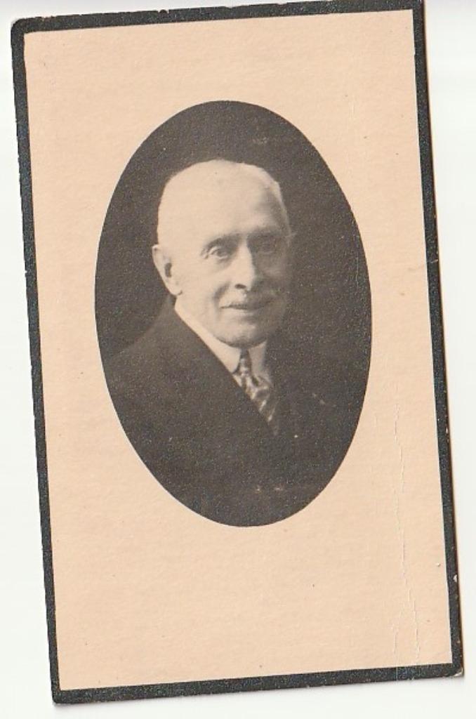 Rudolphus COEBERGH Van den BRAAK Van Rijn 's-Gravenhage 1937, Verzamelen, Bidprentjes en Rouwkaarten, Bidprentje, Verzenden