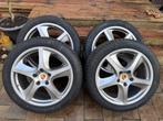 Porsche Cayenne 955 turbo velgen met nieuwe winterbanden, 275 mm, Banden en Velgen, Personenwagen, Gereviseerd