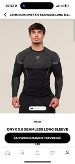 Gymshark onyx longsleeve black grey XL, Ophalen of Verzenden, Zo goed als nieuw