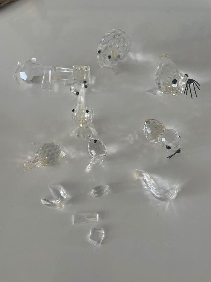 Kristal Collectie - Diverse Figuurtjes, Antiek en Kunst, Antiek | Glas en Kristal, Ophalen
