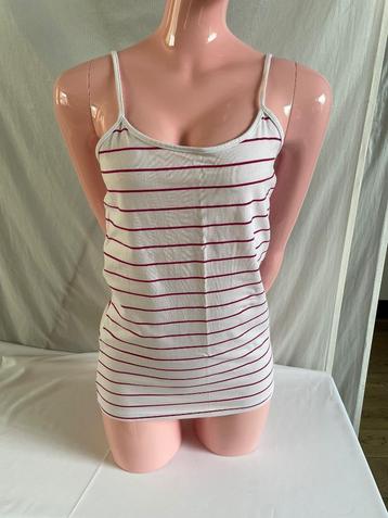 Lange Spaghettitop met strepen, maat 38 beschikbaar voor biedingen