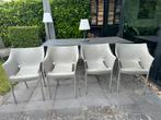 Kartell Dr. No stoelen 4 stuks stapelbaar, Ophalen of Verzenden, Zo goed als nieuw, Kunststof, Stapelbaar