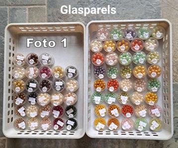 GLASPARELS DIVERSE MATEN beschikbaar voor biedingen
