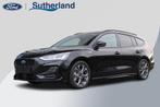 Ford Focus Wagon 1.0 EcoBoost Hybrid ST Line X 155pk | Trekh, Auto's, Stof, Gebruikt, Zwart, Stationwagon
