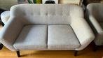 Leenbakker 2-personen bank, stoel, en pouf., Ophalen, Gebruikt, Tweepersoons, 75 tot 100 cm